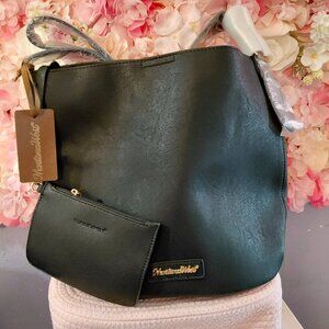 Montana West Medium Hobo 2PCS Slouchy Crossbody Zipper Pouch